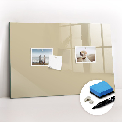 Tableau magnétique mural Couleur beige