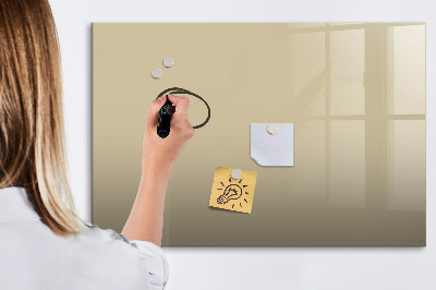 Tableau magnétique mural Couleur beige