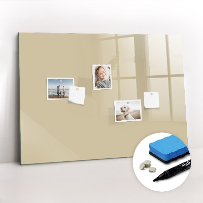Tableau magnétique mural Couleur beige