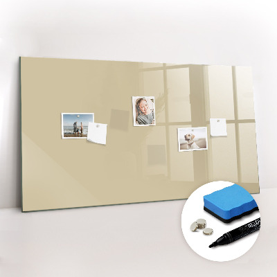 Tableau magnétique mural Couleur beige
