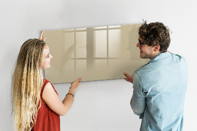 Tableau magnétique mural Couleur beige