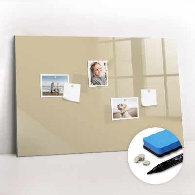 Tableau magnétique mural Couleur beige