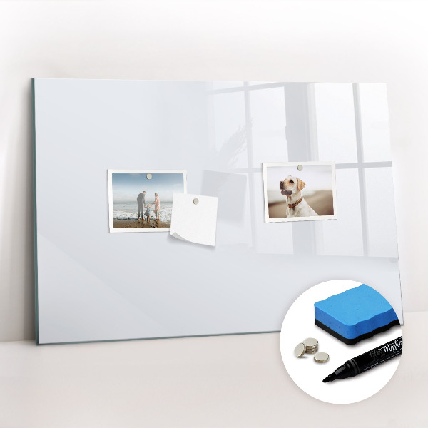 Tableau effaçable magnétique Couleur : blanc foncé