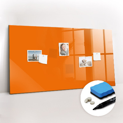 Tableau effaçable magnétique Couleur orange