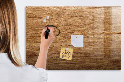 Tableau magnétique mural Bois clair