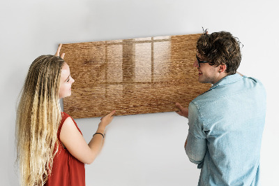 Tableau magnétique mural Bois clair