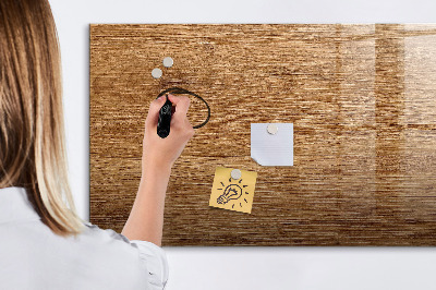 Tableau magnétique mural Bois clair