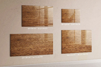 Tableau magnétique mural Bois clair