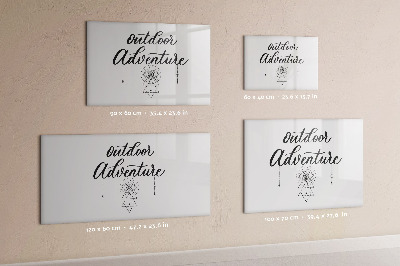 Tableau effaçable magnétique Aventure en plein air