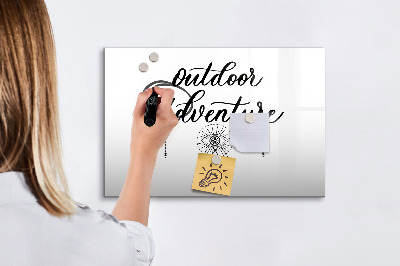 Tableau effaçable magnétique Aventure en plein air