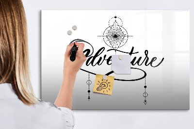 Tableau effaçable magnétique Aventure