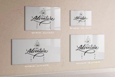 Tableau effaçable magnétique Aventure