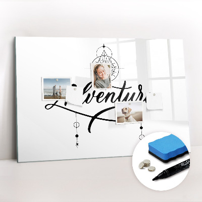 Tableau effaçable magnétique Aventure