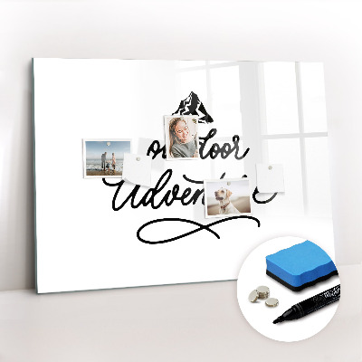 Tableau effaçable magnétique Aventure en plein air