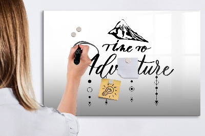 Tableau effaçable magnétique Aventure