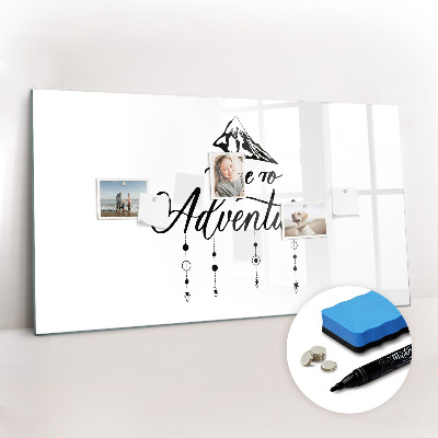 Tableau effaçable magnétique Aventure