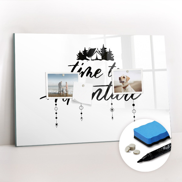 Tableau magnétique mural L'heure de l'aventure