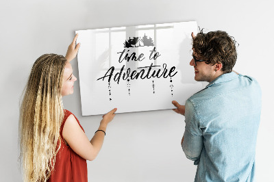 Tableau magnétique mural L'heure de l'aventure