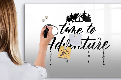Tableau magnétique mural L'heure de l'aventure