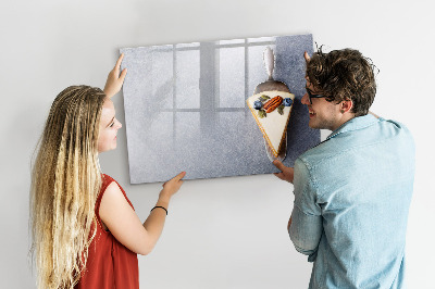 Tableau effaçable magnétique Un morceau de gâteau