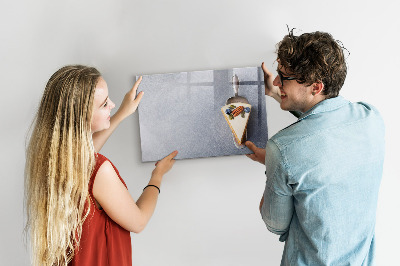 Tableau effaçable magnétique Un morceau de gâteau