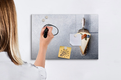 Tableau effaçable magnétique Un morceau de gâteau