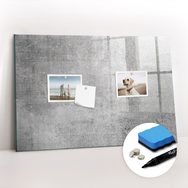 Tableau effaçable magnétique Mur brut