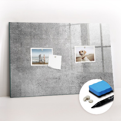 Tableau effaçable magnétique Mur brut