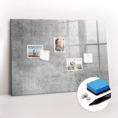 Tableau effaçable magnétique Mur brut