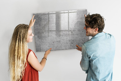 Tableau effaçable magnétique Mur brut