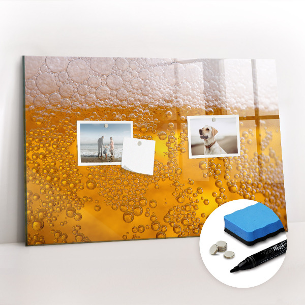 Tableau effaçable magnétique Bière