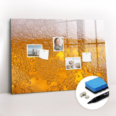 Tableau effaçable magnétique Bière