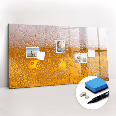 Tableau effaçable magnétique Bière