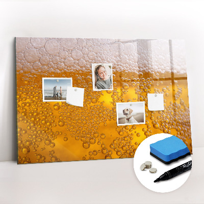 Tableau effaçable magnétique Bière