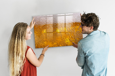 Tableau effaçable magnétique Bière