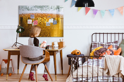 Tableau magnétique mural Une chope de bière