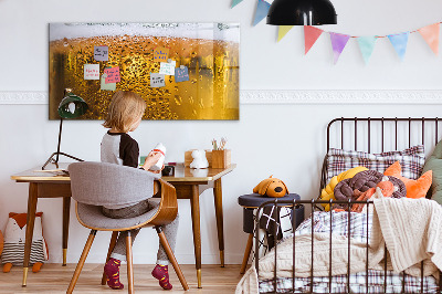 Tableau magnétique mural Une chope de bière