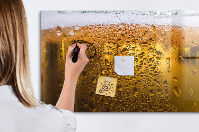 Tableau magnétique mural Une chope de bière