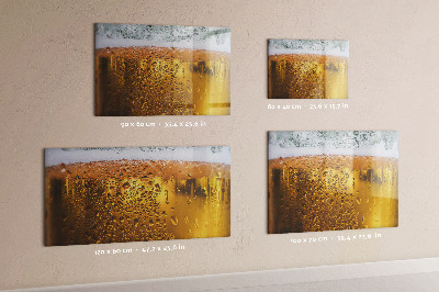 Tableau magnétique mural Une chope de bière