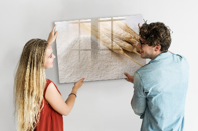Tableau verre magnétique Farine