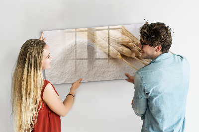 Tableau verre magnétique Farine