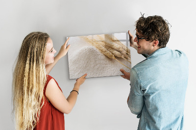 Tableau verre magnétique Farine