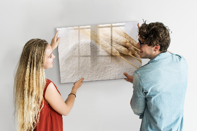 Tableau verre magnétique Farine