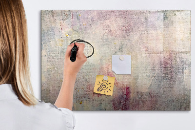 Tableau magnétique mural Abstraction peinte