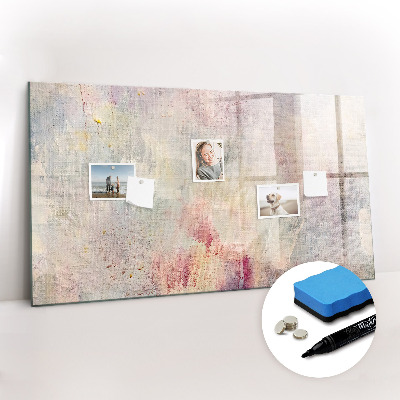 Tableau magnétique mural Abstraction peinte