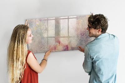 Tableau magnétique mural Abstraction peinte