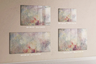 Tableau magnétique mural Abstraction peinte