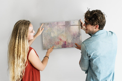 Tableau magnétique mural Abstraction peinte