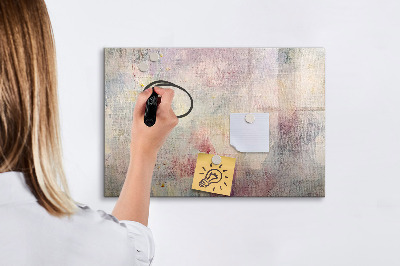 Tableau magnétique mural Abstraction peinte