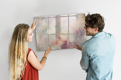 Tableau magnétique mural Abstraction peinte